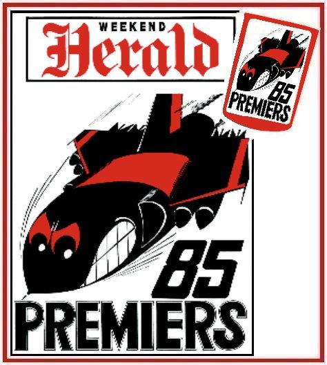 1985 Prem Poster & Stubby Holder FREE POST IN AUSTRALIA